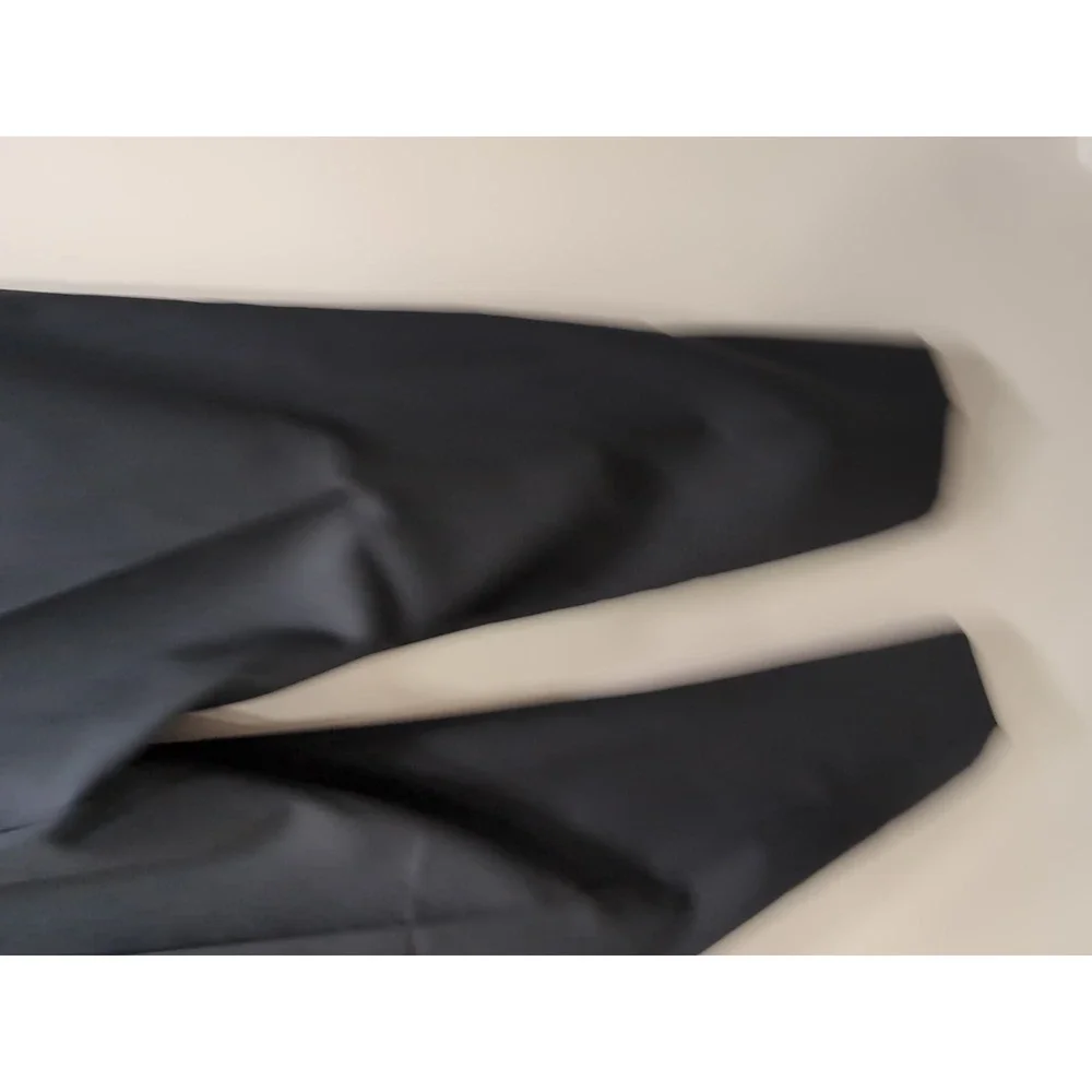 NWT Haggar Dress Pants No Iron Permanent Crease Black‎ Size 42/30